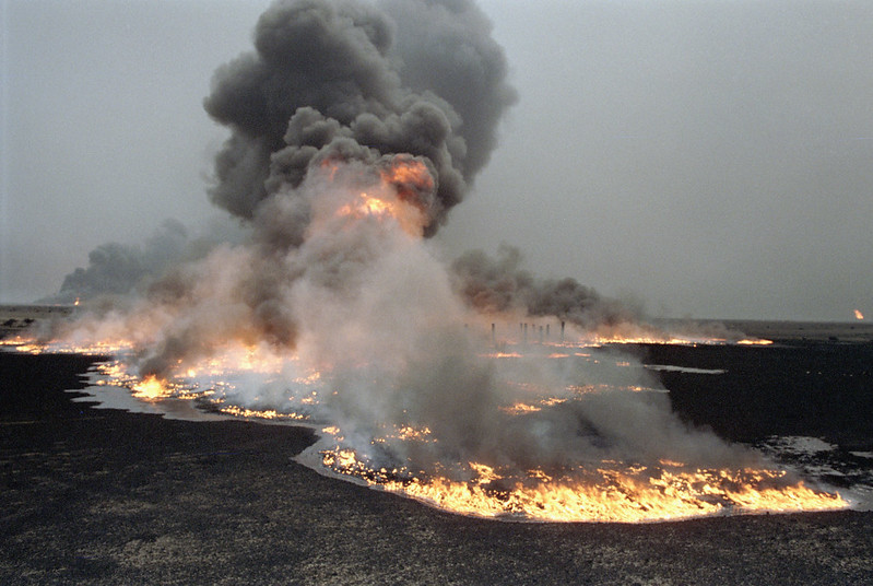 Image: Environmental Damage during the Iraq war. Source: United Nation Photo via flickr